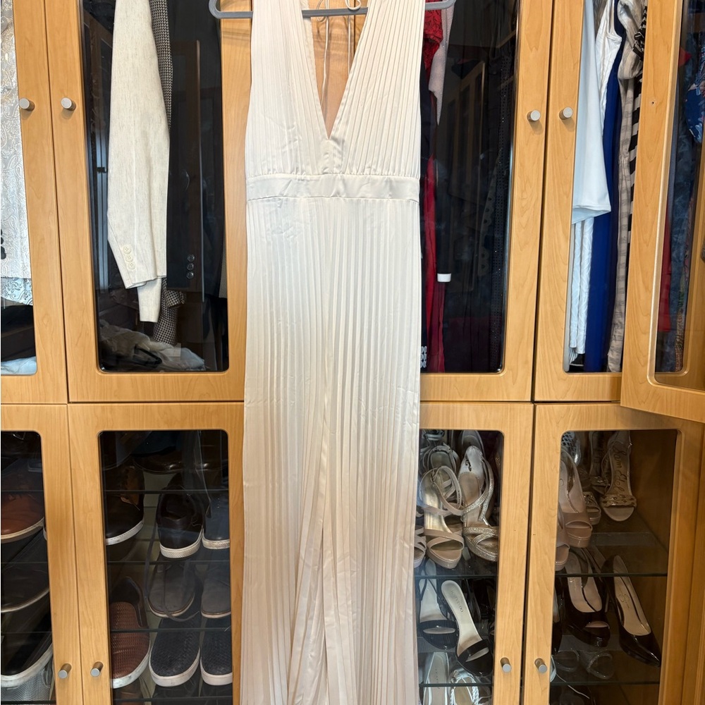 Abercrombie and Fitch Giselle Pleated Jumpsuit size Medium